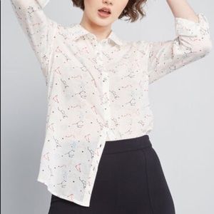 Modcloth button down shirt